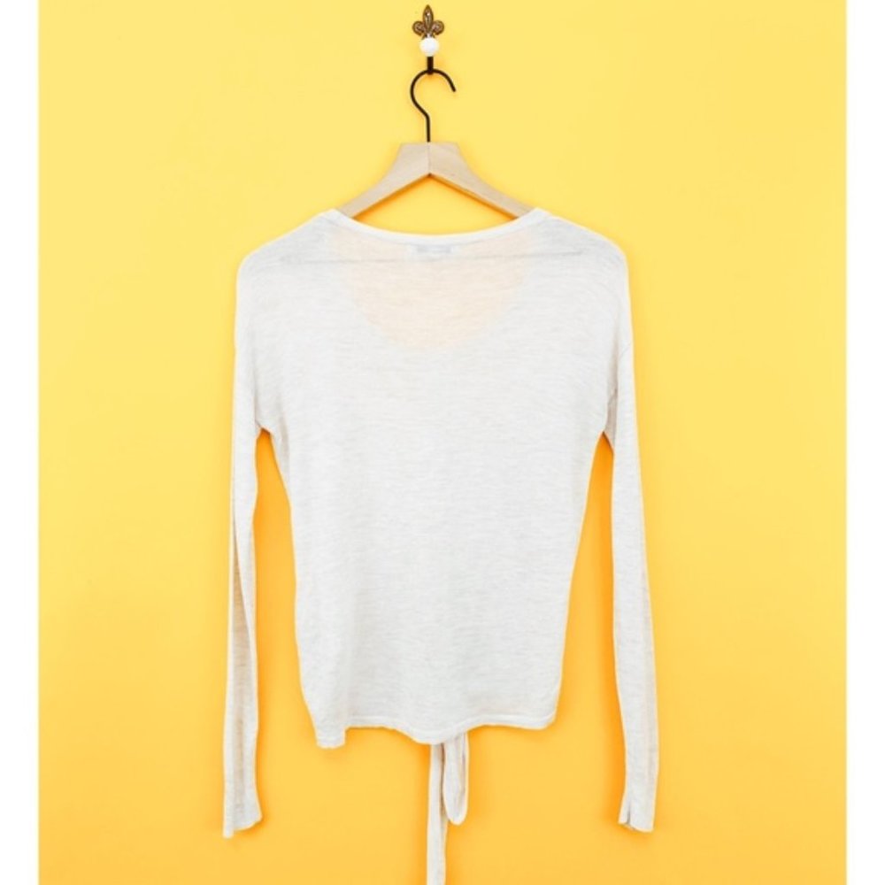 Madewell Modern Tie Front Pullover Sweater Top XXS - Picture 4 of 8